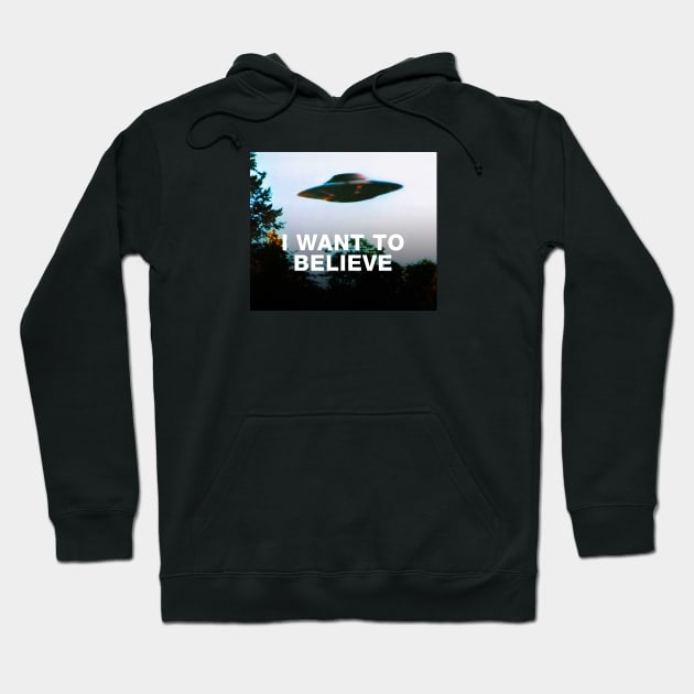 I want to believe. Original The X-Files poster Hoodie by Synthwave1950